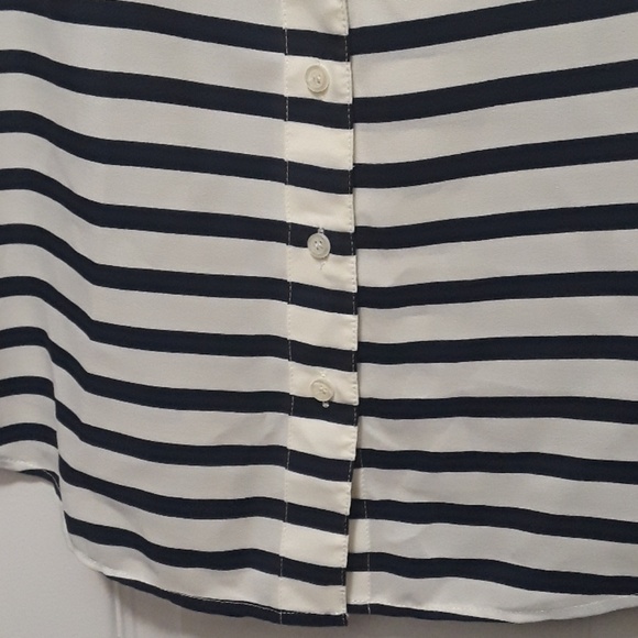 NWT J.Crew Factory Striped  Sleeveless  Top Sz: 2 - Picture 3 of 8
